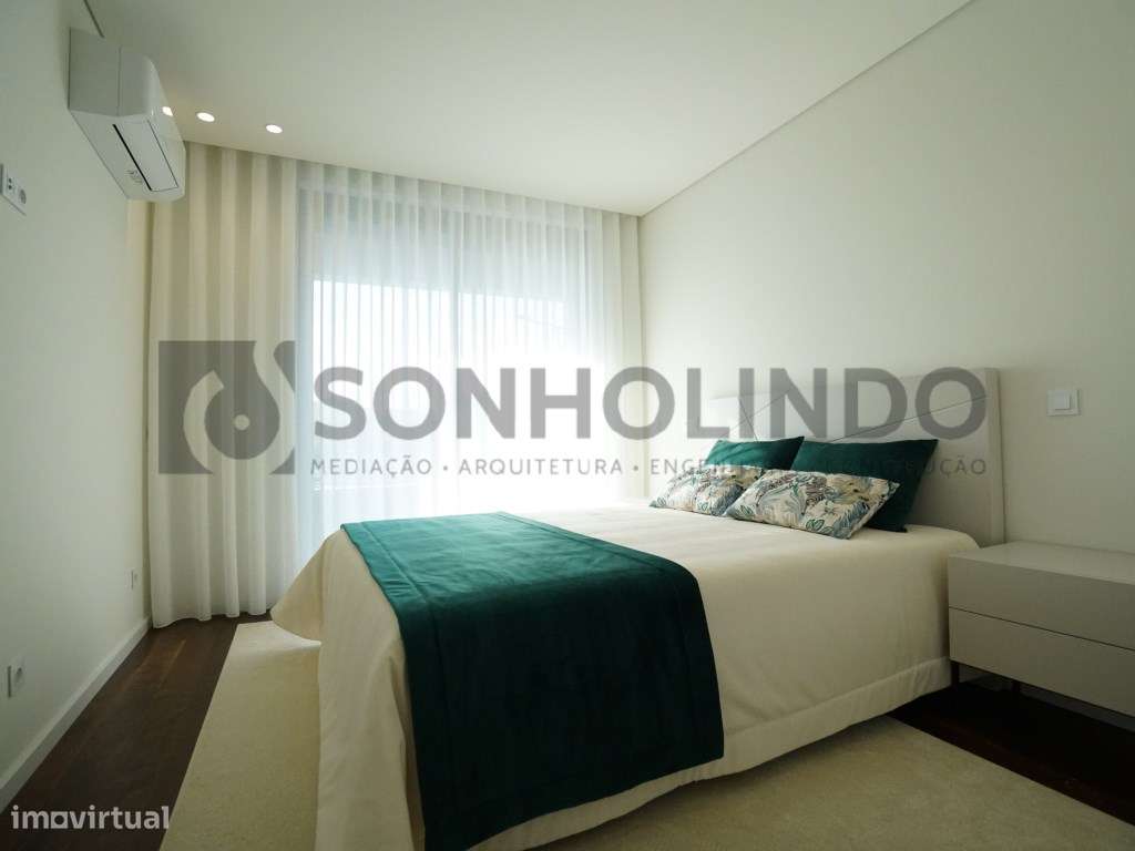 Apartamento T2 novo com varanda, exposição solar a poente, garagem ...-8