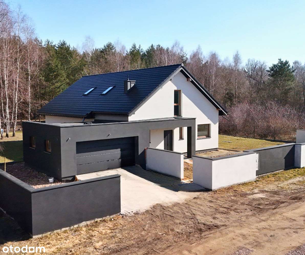 Nowoczesny dom 230 m² pod Łodzią | gładzie i podłogi | negocjacja-1