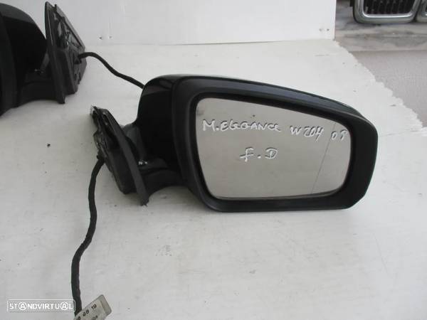 Espelho Retrovisor Mercedes W204 Classe C 2007 a 2011 Esq Dto - 3