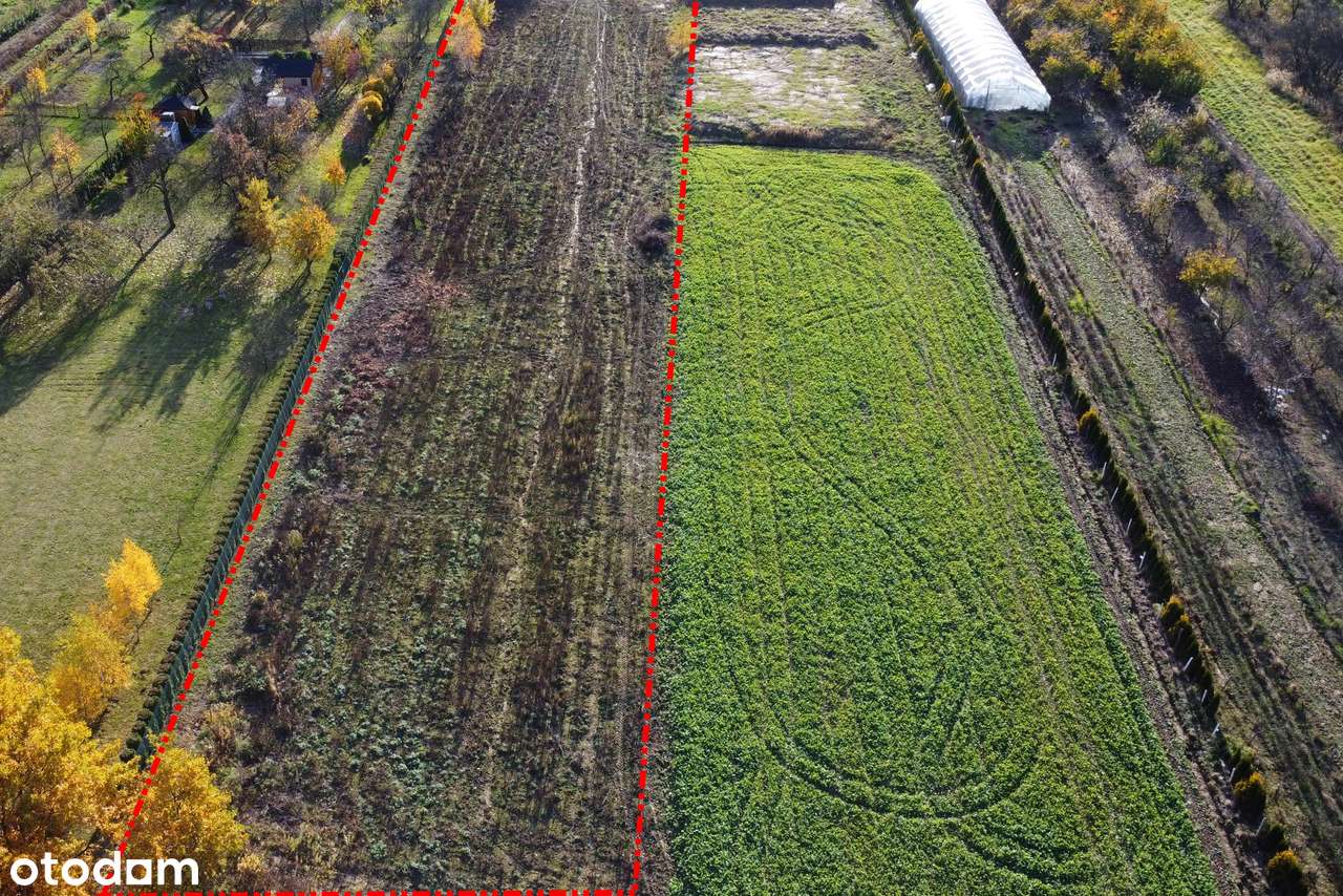 Duża działka  budowlano-rolna Owczary gmina Zielonki widokowa - Pełny obrazek: 5/9