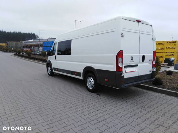 Peugeot BOXER L4H2 MAXI BRYGADÓWKA 9 OSÓB OBROTOWE FOTELE KLIMA HOMOLOGACJA CIĘŻAROWA NR.3 - 7