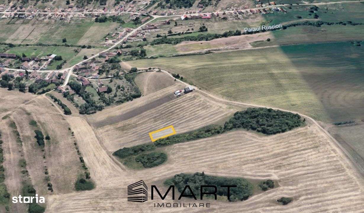 Teren extravilan 650mp Rusciori - Imagine principală: 2/3