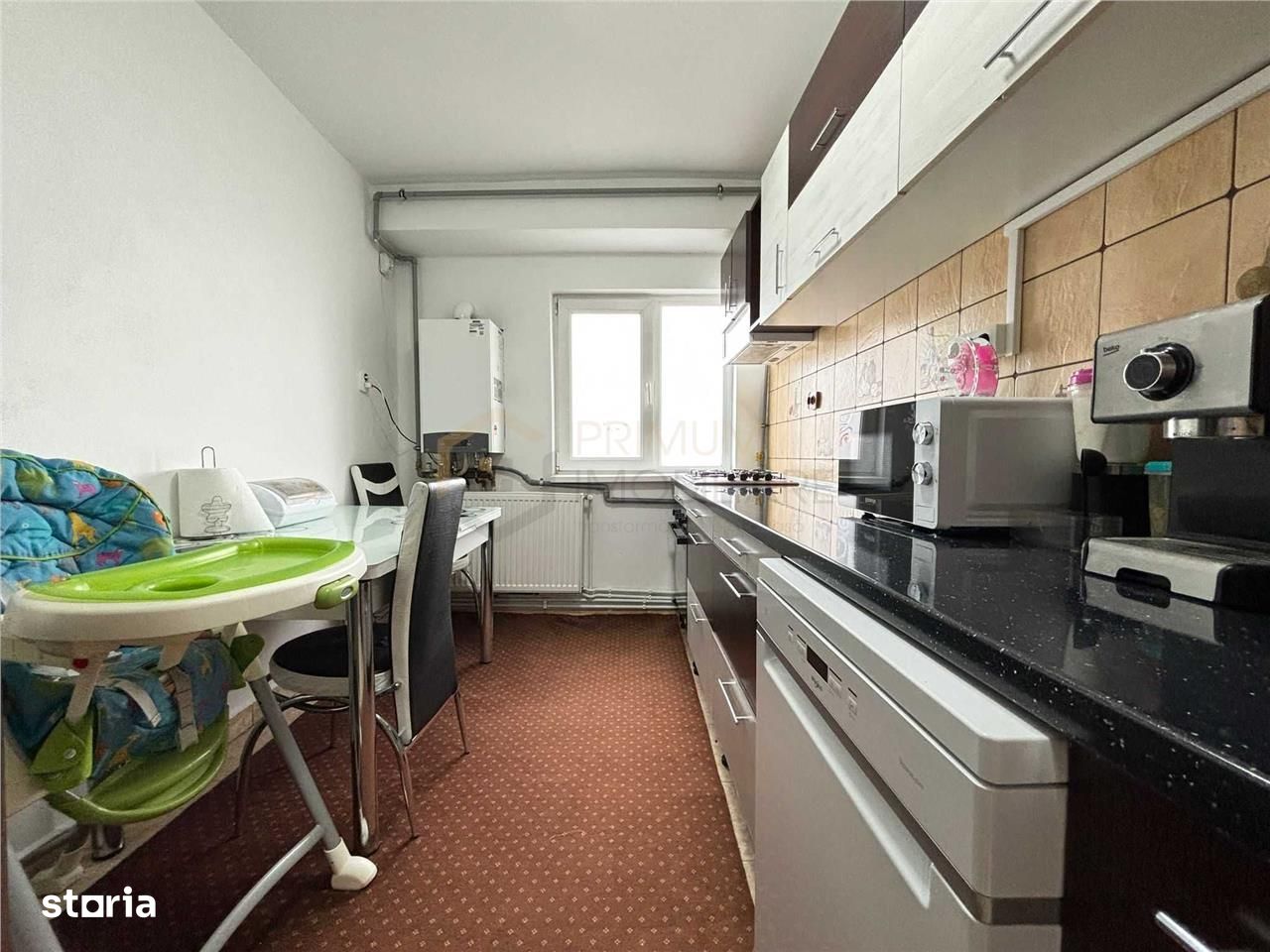 Dambovita- apartament 2 camere,  mobilat si utilat, centrala