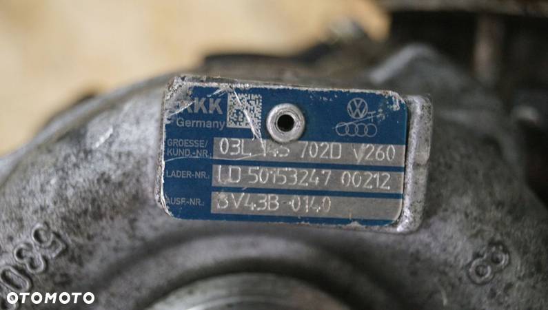 TURBOSPRĘŻARKA AUDI A4 B8 A5 Q5 2.0 TDI 03L145702D - 7