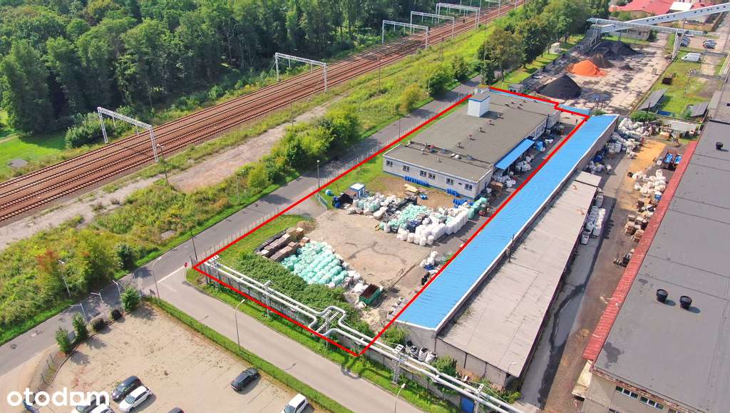 Hala 1220 m² z biurami i mediami – Chełmek-5