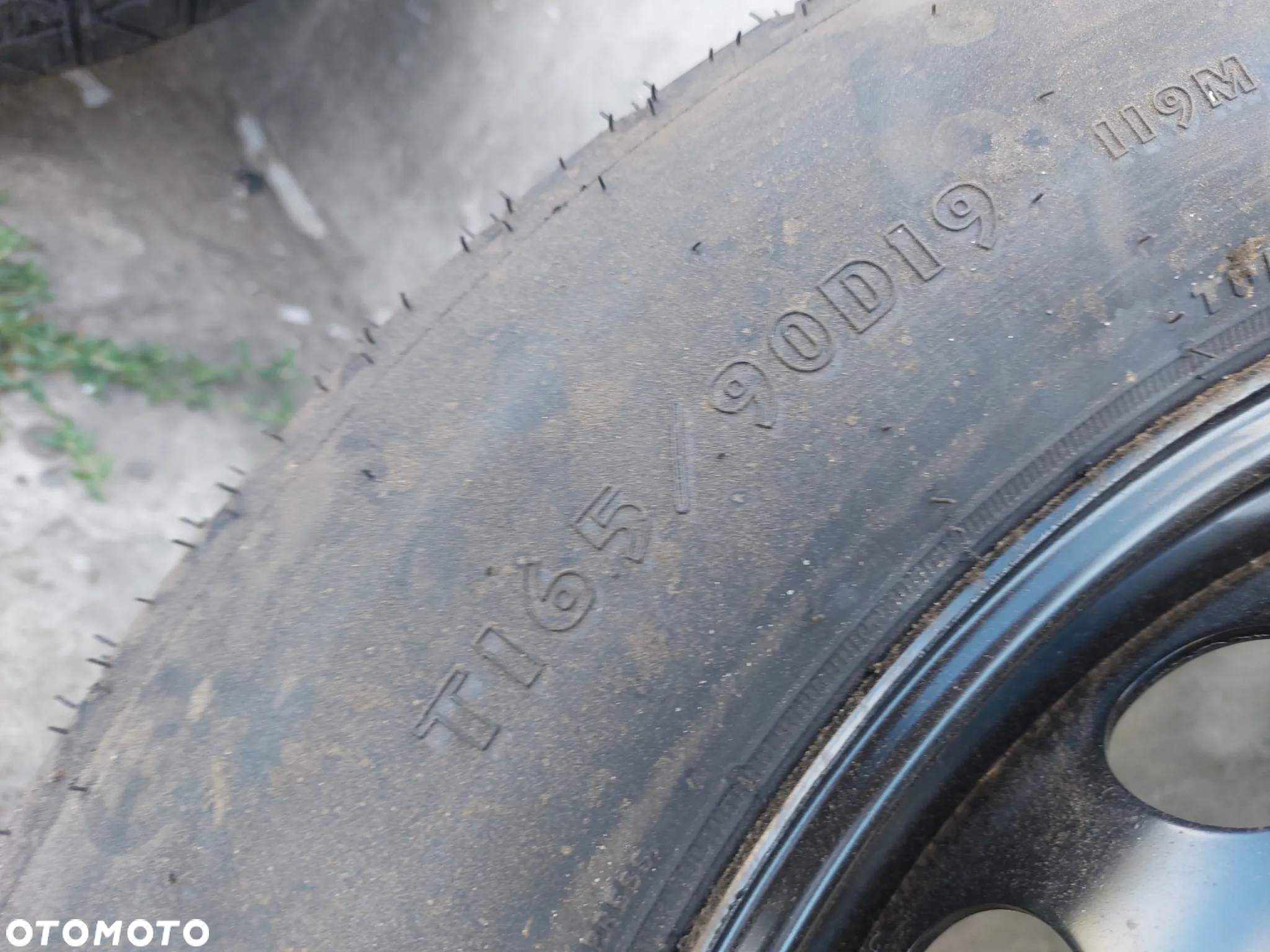 MERCEDES GL X164 KOŁO DOJAZDOWE ZAPASOWE 165/90 R19 - 2