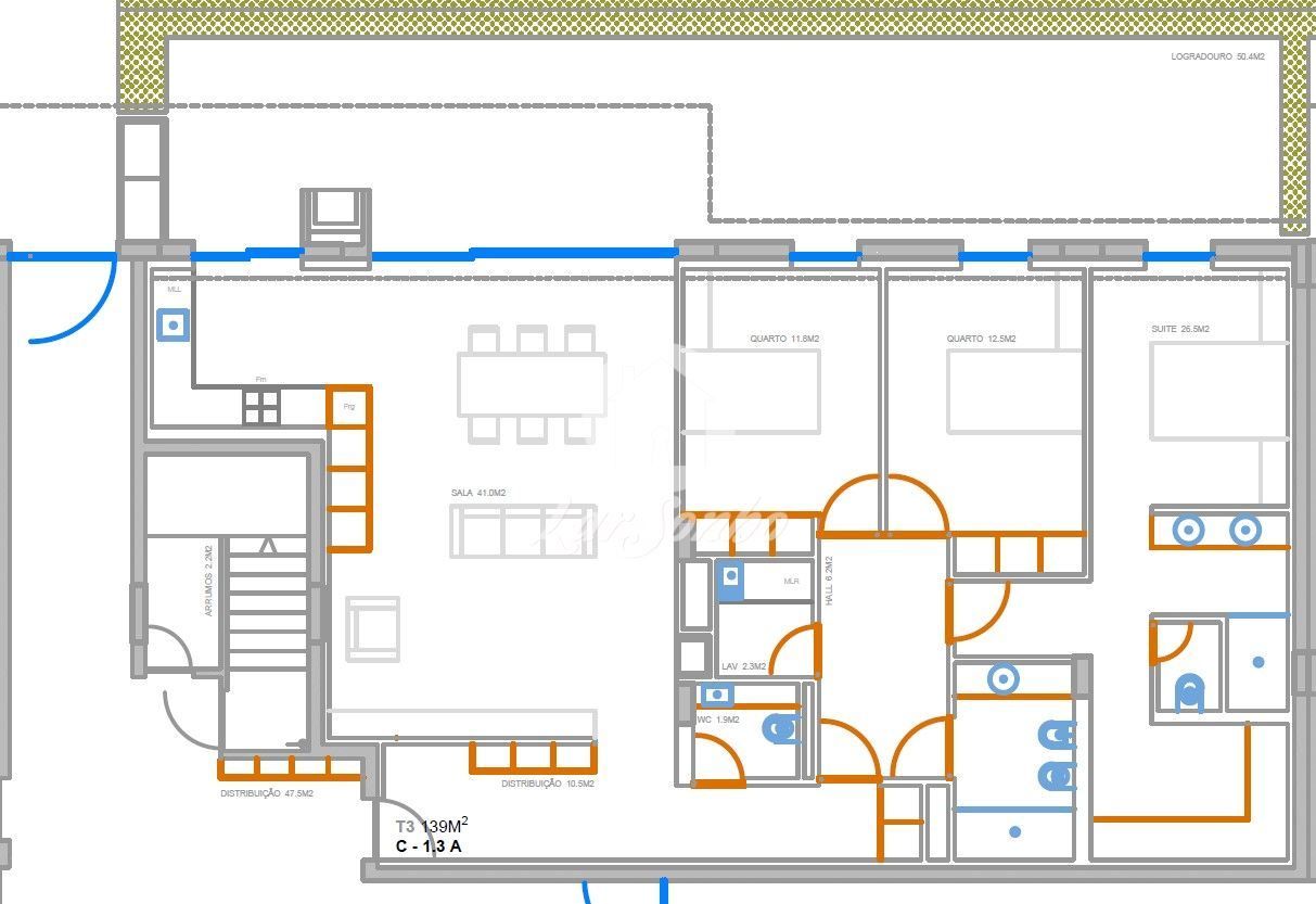 Apartamento T4 Novo na cidade do Porto