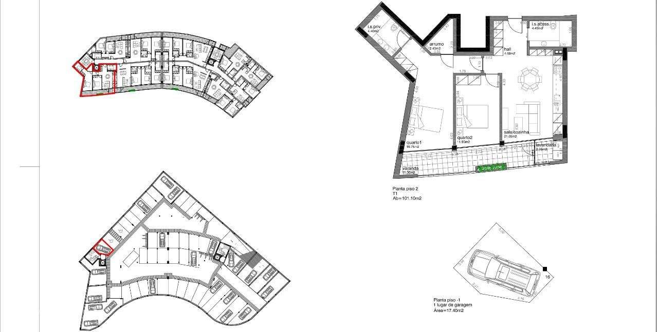 Apartamento T2, novo, perto da Universidade de Aveiro e do Glicínias-14