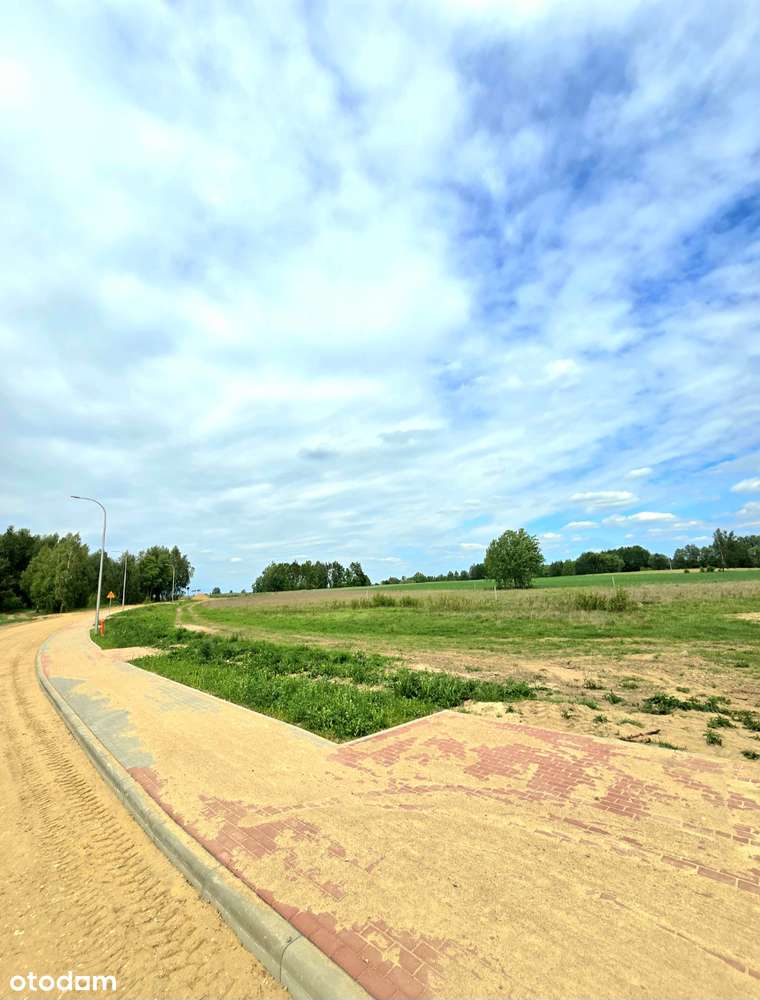 Działka 840m2 Konopki, nowa droga i oświetlenie, ul. Sportowa-5