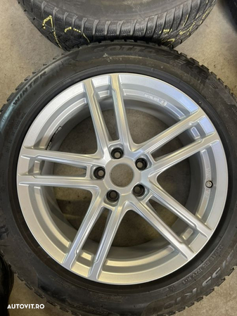 vând set jante Audi A6 cu anvelope iarnă pe 18” - 2