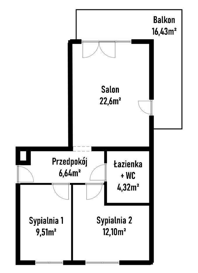 Idealne mieszkanie dla rodziny – duży balkon, 2 mp-13
