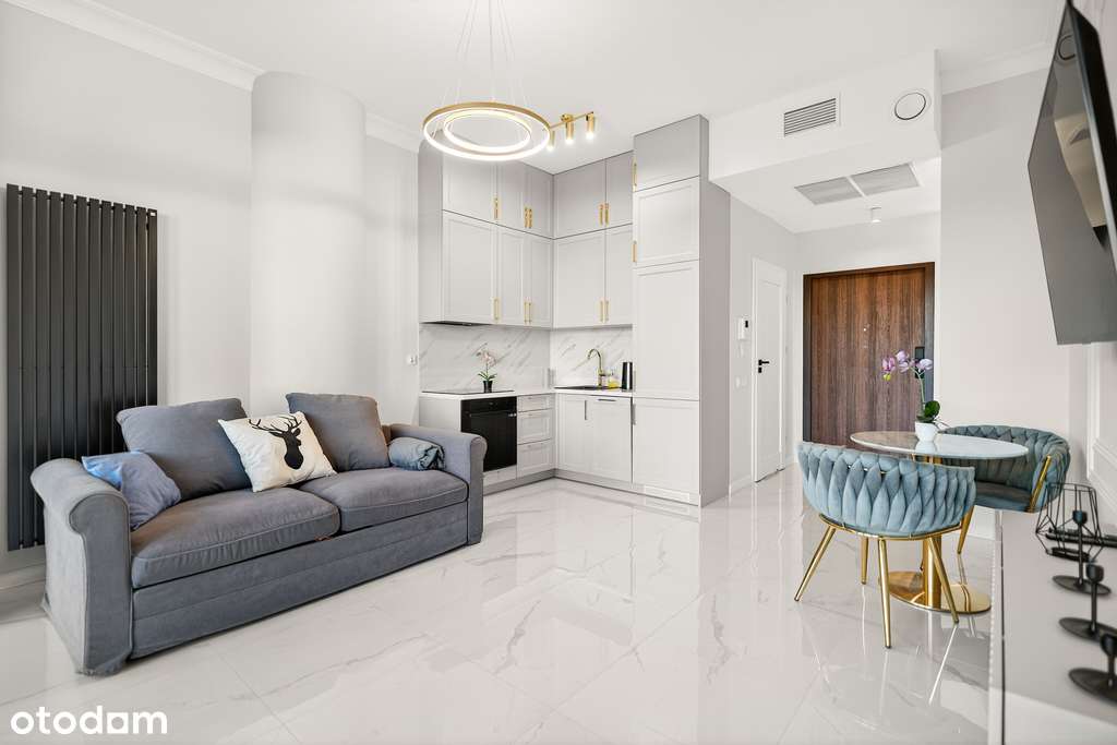 Stylowa kawalerka z balkonem w Hanza Tower! - Pełny obrazek: 1/20