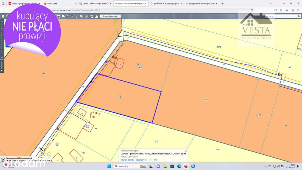 Urokliwa działka budowlana , Zezulin Pierwszy - Pełny obrazek: 4/4