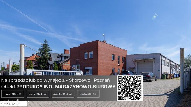 Hala/Magazyn, 930 m², Skórzewo