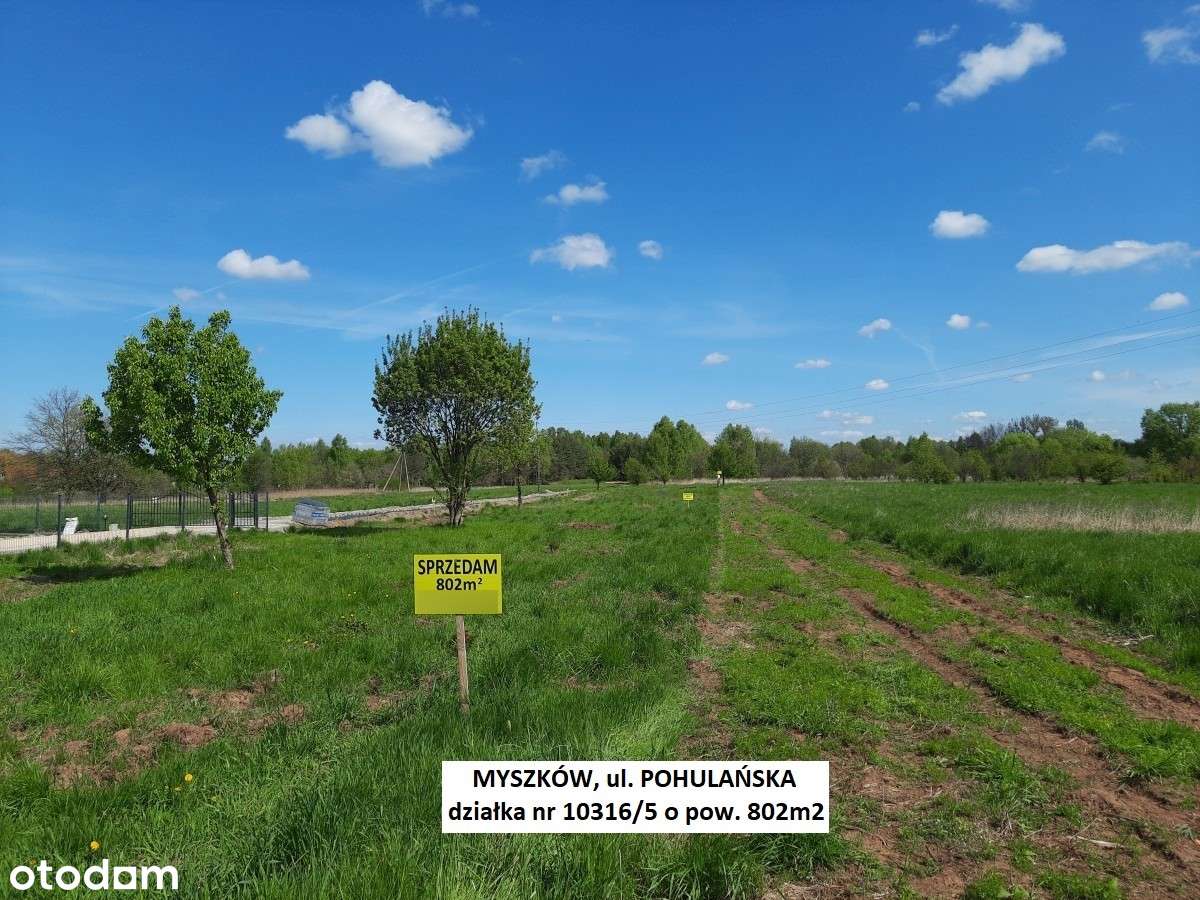 Sale - 10% Myszków działka budowlana (plan) 802m2 cena tylko 88.900zł-12