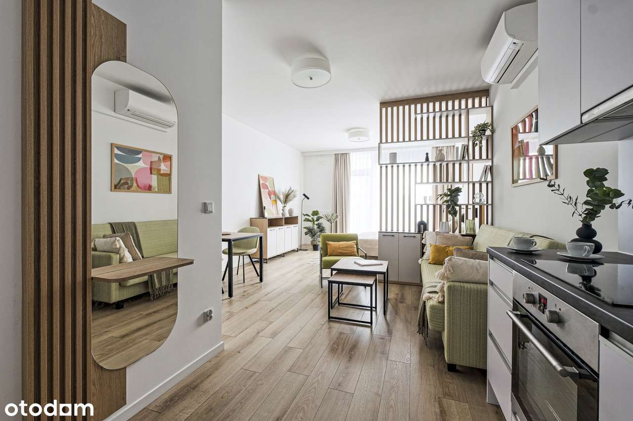 Studio z dużym łóżkiem na Browarach -50% na pierwszy czynsz - Pełny obrazek: 5/8