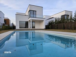 Corbeanca, casă/vilă P+1, cu piscină, nouă, arhitectură deosebită