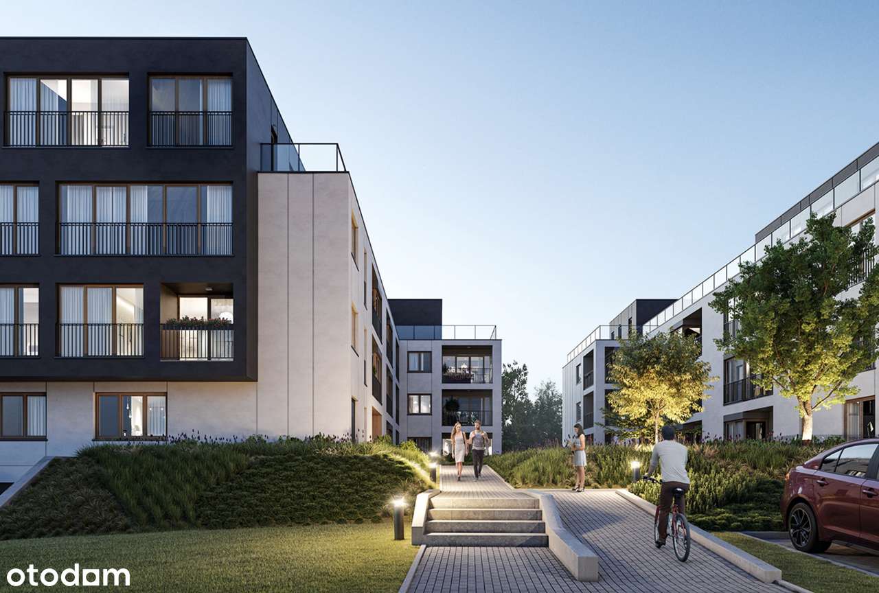 Apartament z dużym Tarasem 36m2, Salon 40m2, Duże przeszklenia, ATAL-6