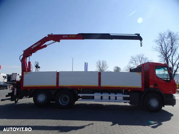 Renault KERAX 410 DXI / 8 X ​​​​4 / CUTIE - 6,8 M + MACARA PALFINGER PK 20002 - 12,5 M / RADIO COMMANDE / ROTATOR / - 6