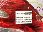 Farolim Direito Mercedes Class E (W211) de 2005 - Ref: A2118200564 - NO610005 - 1