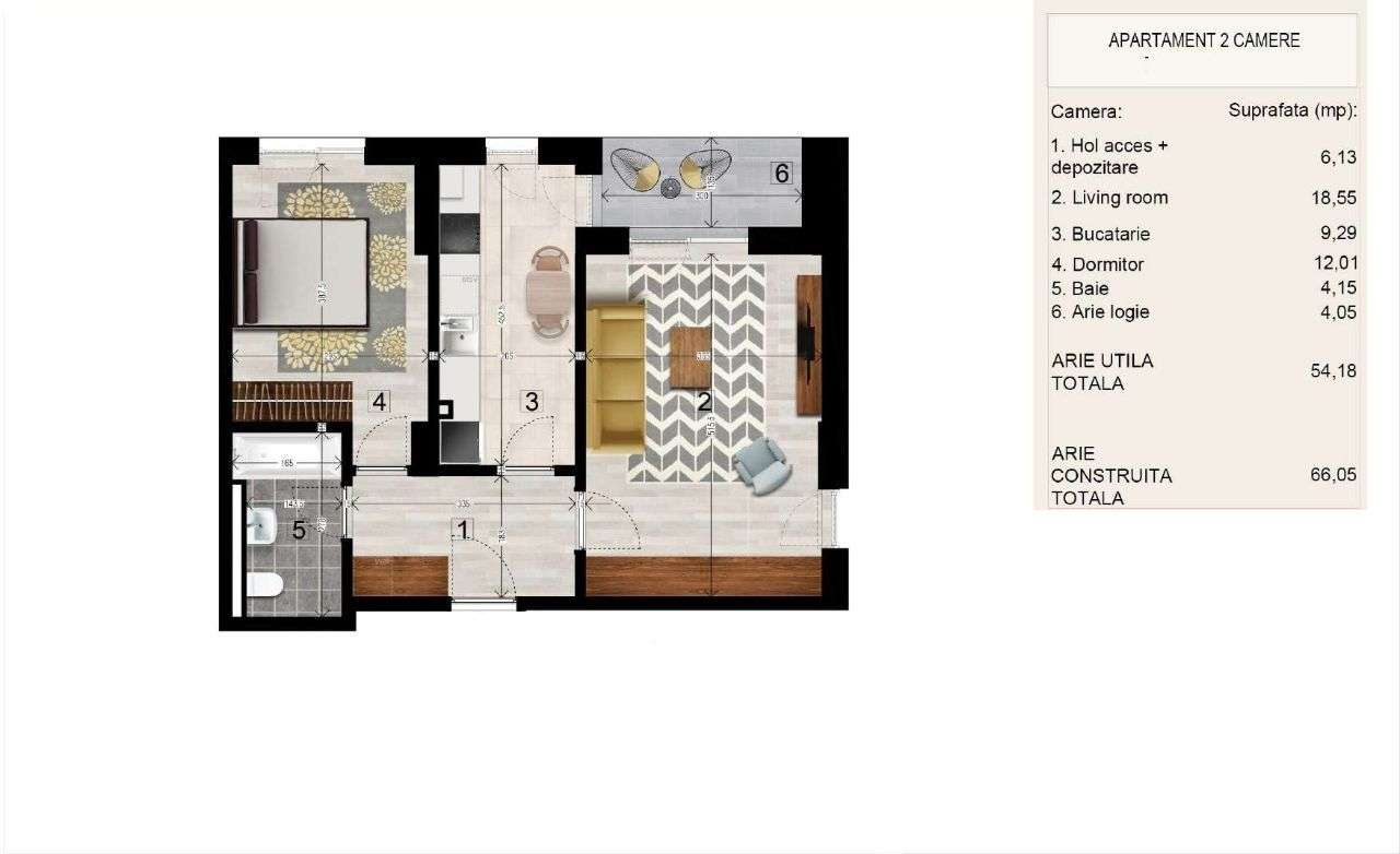 2 camere BragadiruCristalului inc pardo mutare rapida rate dezvoltator - Imagine principală: 4/13