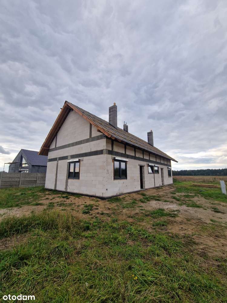 Nowy dom blisko lasu, wolnostojący, dwulokalowy, Gruszczyn,-5