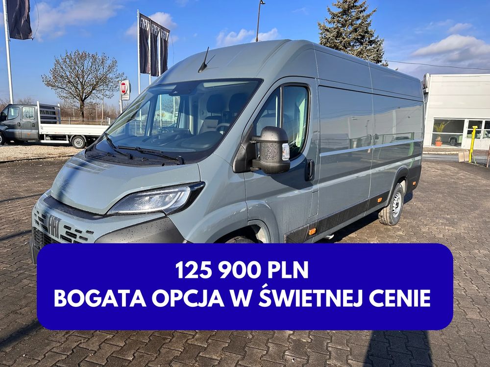 Fiat Fiat Ducato L4H2 180KM BOGATY Amortyzowany fotel, LED, auto klima, techno
