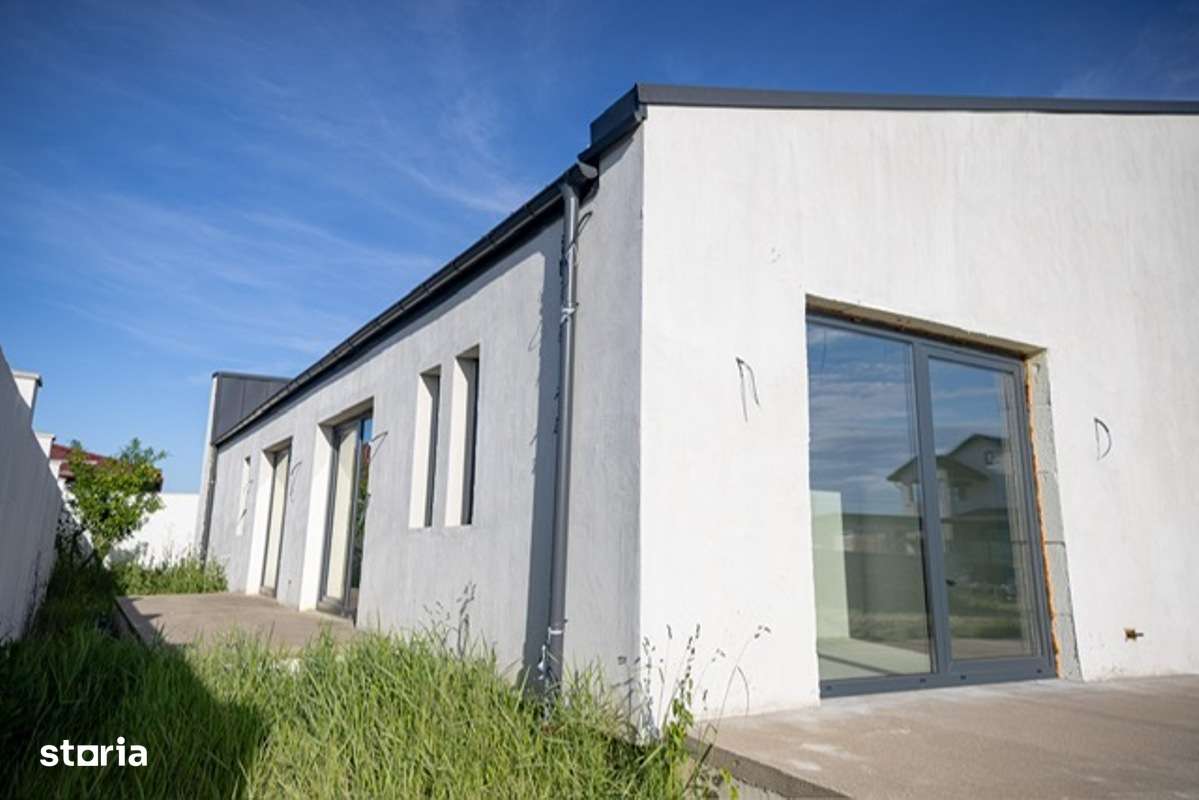 MOCIRA casa pe 1 nivel semifinisata 130mp utili cu teren 5.5ari!-9