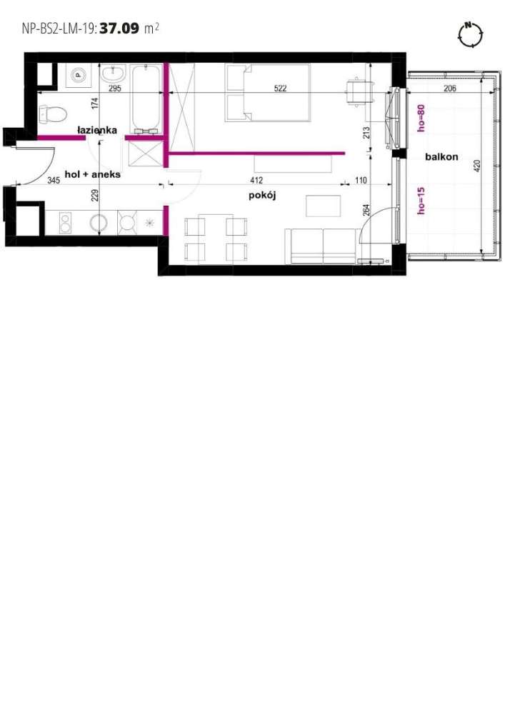 Niwa Park etap II | nowe mieszkanie BS2 19 - Pełny obrazek: 3/8
