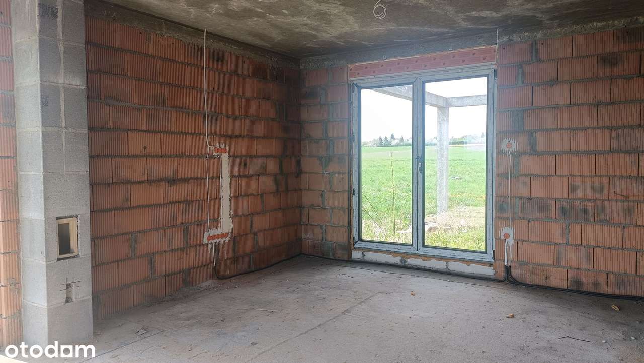 Piława Górna, 60km od Wrocławia, dom w trakcie budowy, duża działka! - Pełny obrazek: 4/14