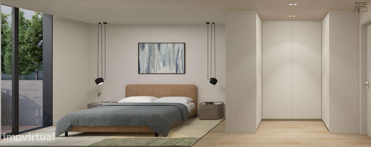 Apartamento T1+1 com terraço Matosinhos Sul-13