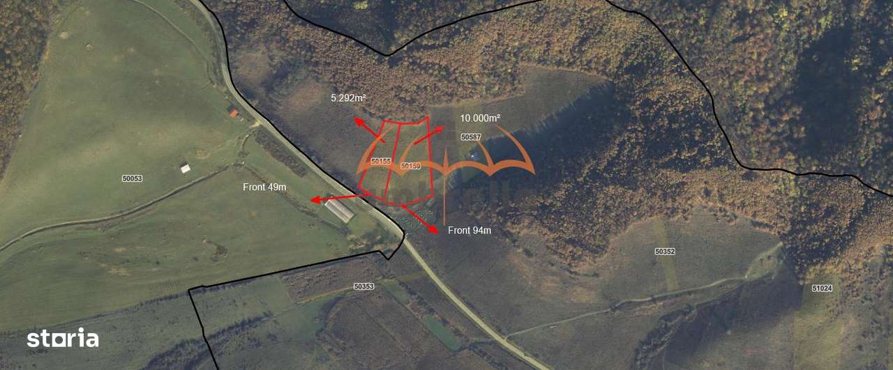 2 Terenuri de vanzare  intravilan Aschileul Mic, unul de 5.292m², unul - Imagine principală: 1/9