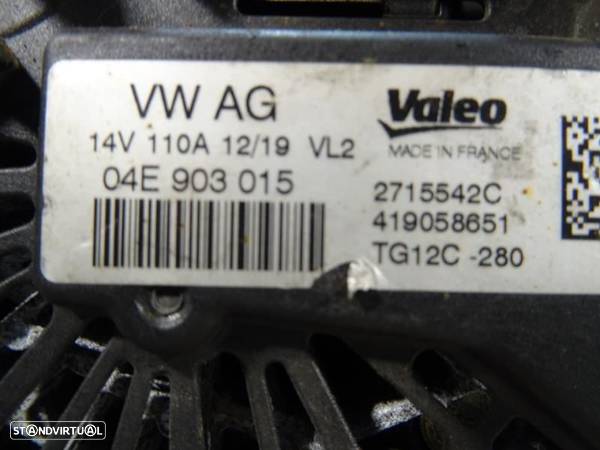 Alternador Volkswagen Polo (6R1, 6C1)  04E 903 015 / 04E903015 / 27155 - 4