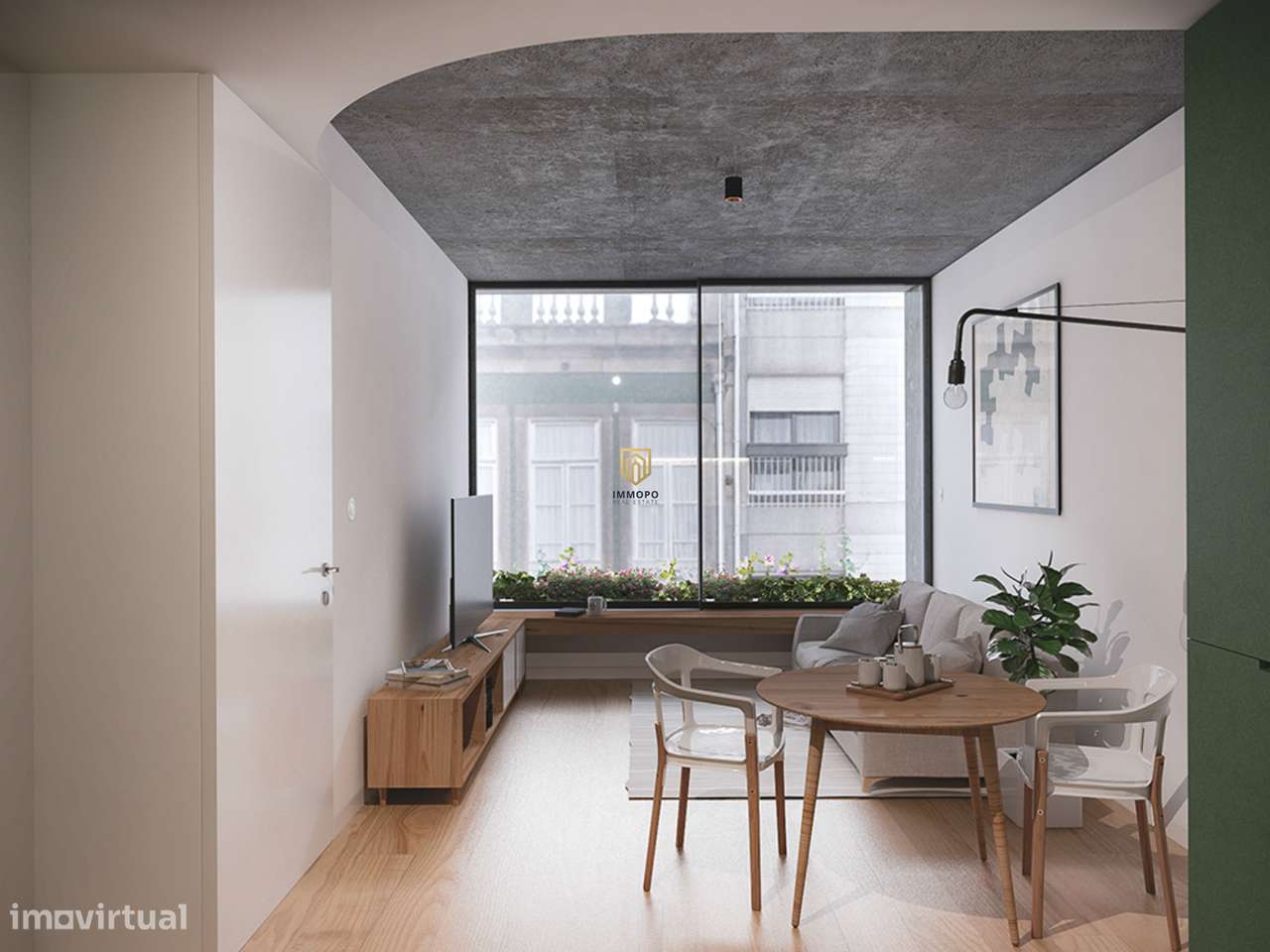 Apartamento T1 Duplex novo para venda, junto à Rotunda da Boavista e à - Grande imagem: 3/13