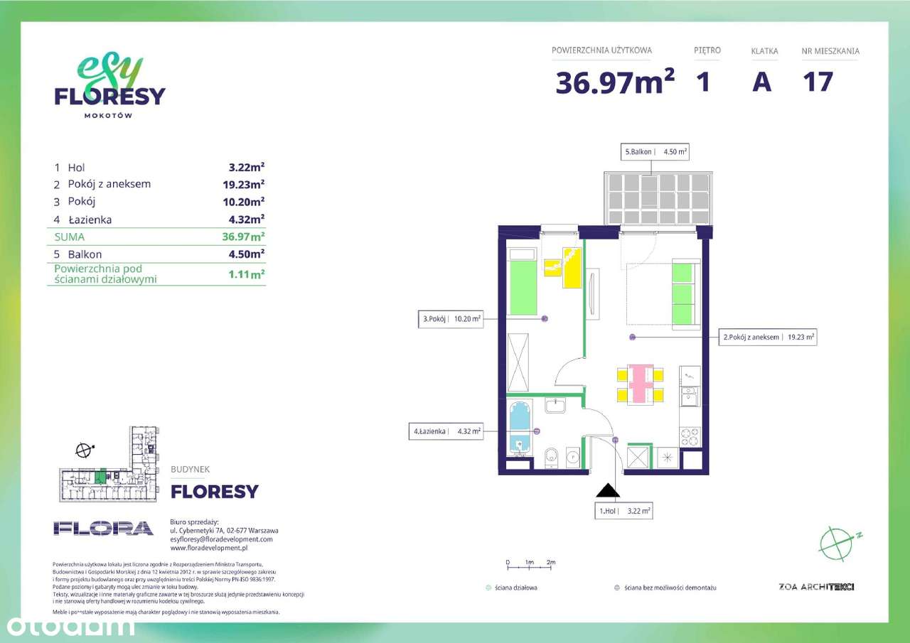 2pok blisko Galeria Mokotów Wysoki Standard Budynku-4