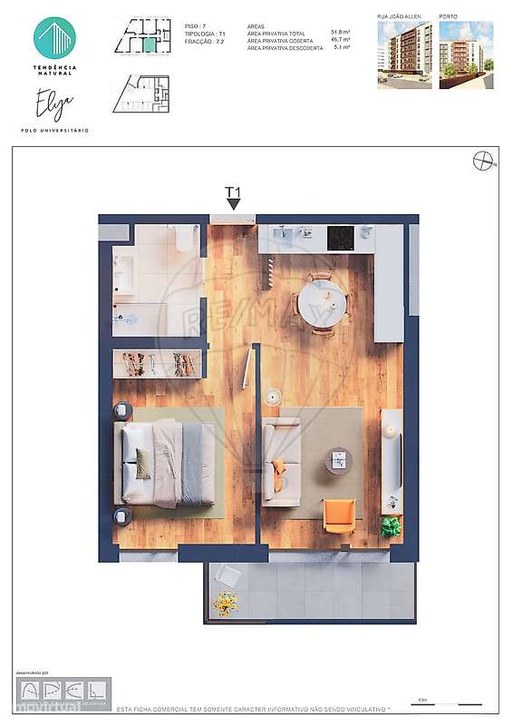 Apartamento T1 para venda-8