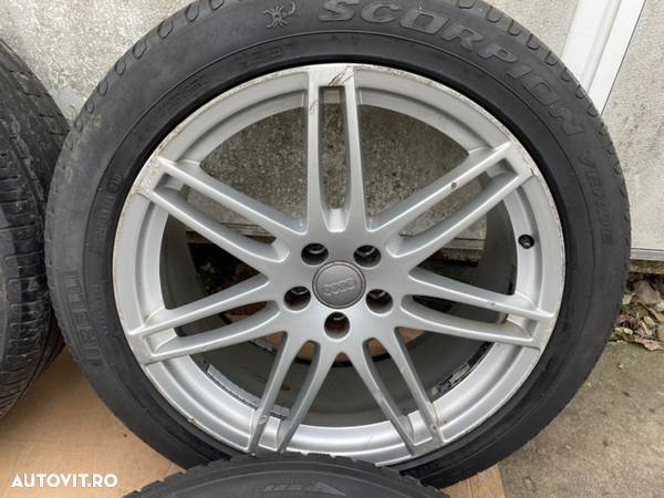 Jante aliaj originale AUDI Q5 cu cauciucuri vara 255/45R20 - 3