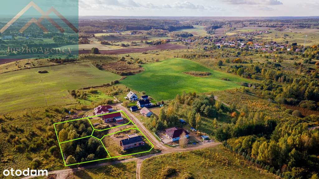 Domy w Różnowie.Stan surowy otwarty, duża działka-15