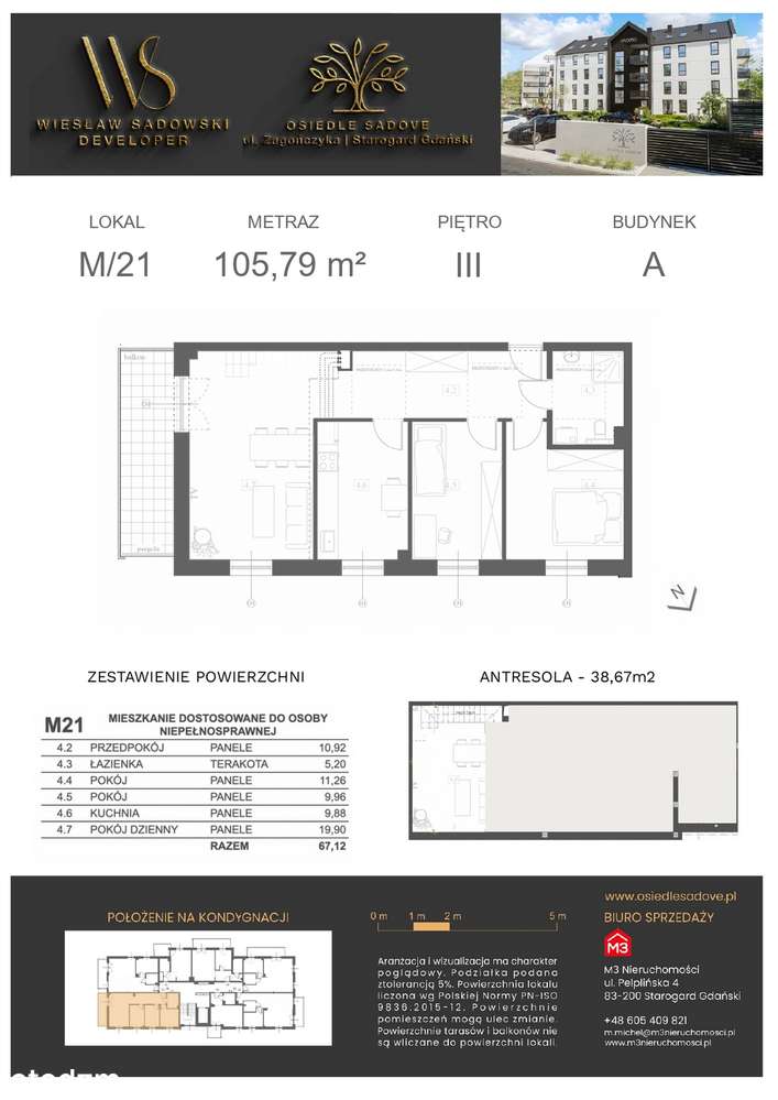 Nowa inwestycja Osiedle Sadove - mieszkanie dwupoziomowe z antresolą-10