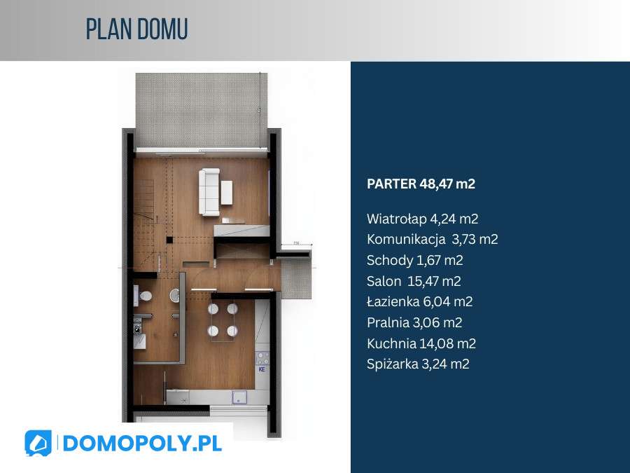 Nowoczesny dom w otoczeniu lasu I ~98m2 I Widełka - Pełny obrazek: 5/9