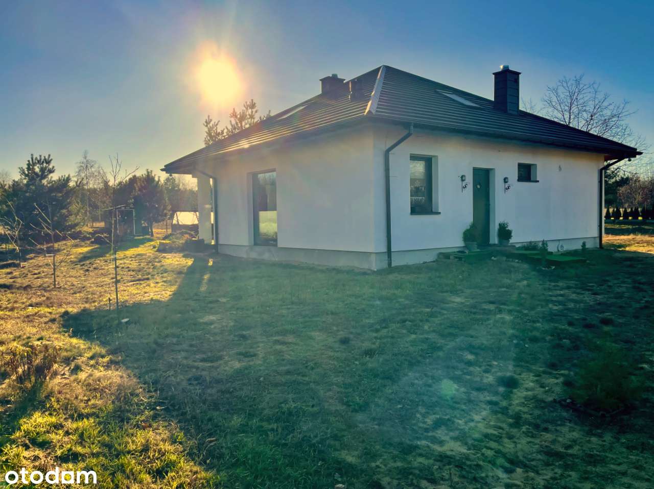 Dom parterowy z 2023r., ładna działka 1000 m2, dom oszczędny. 0% prow.-11