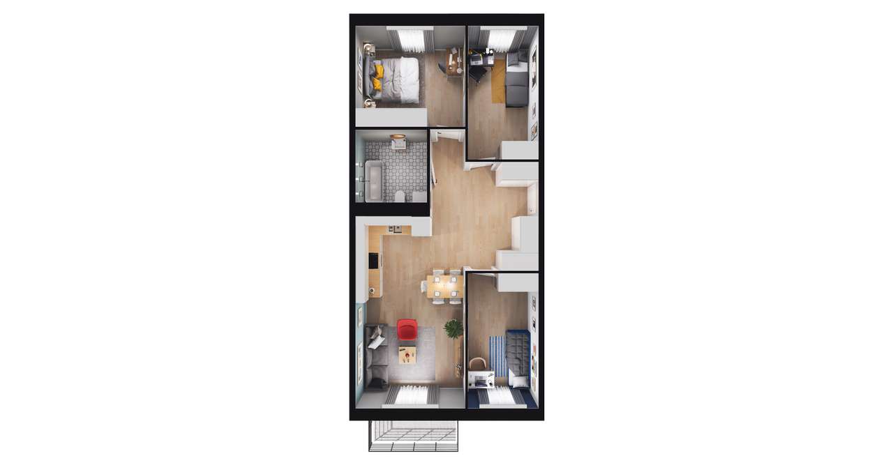 Gotowe Mieszkanie | 4 pokoje | 1 piętro | Przy Parku! - Pełny obrazek: 4/11