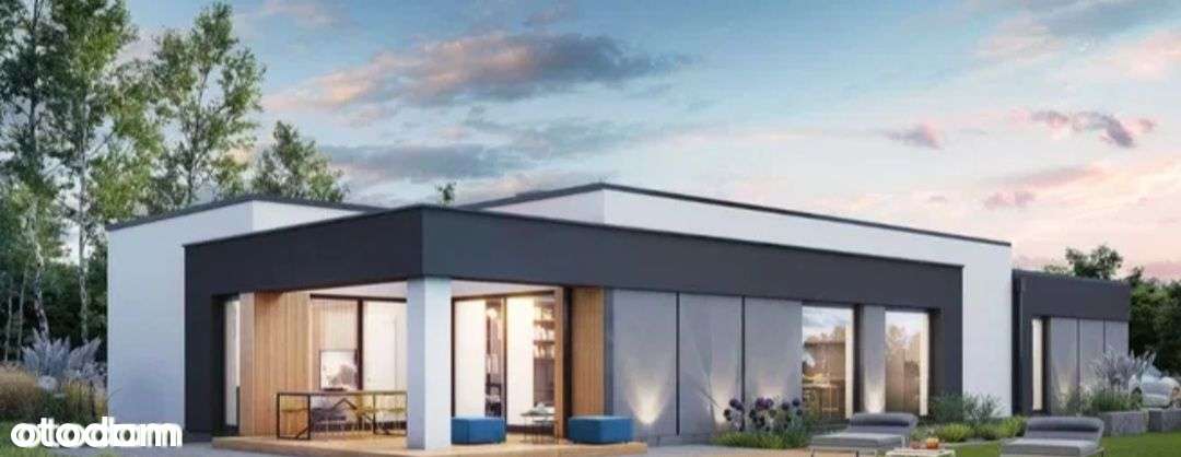 Piękny nowoczesny dom z płaskim dachem!!! II ETAP-7