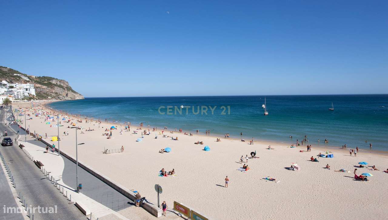 Excelente apartamento mobilado, em frente ao Mar, em Sesimbra. - Grande imagem: 3/16