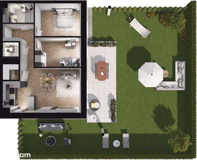 Ville Garden | mieszkanie 3-pok. | A.03 - Pełny obrazek: 4/10