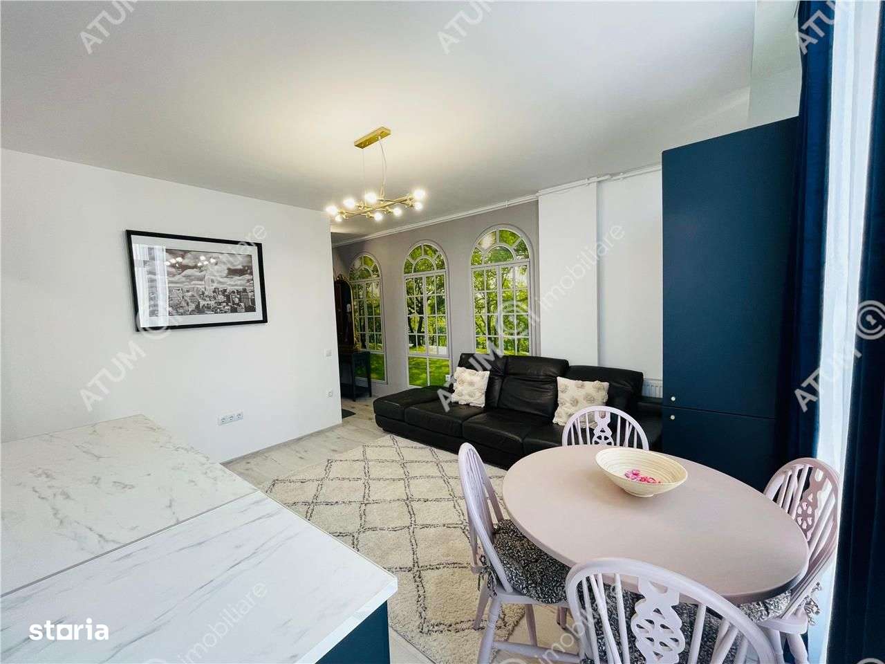 Apartament cu 2 camere etaj 1 la cheie in Sibiu zona Doamna Stanca - Imagine principală: 5/12