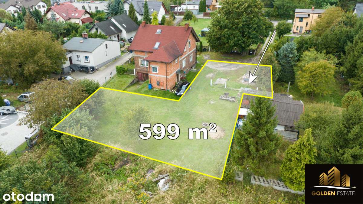 Działka budowlana 599 m² - Katowice, Zarzecze! - Pełny obrazek: 4/6