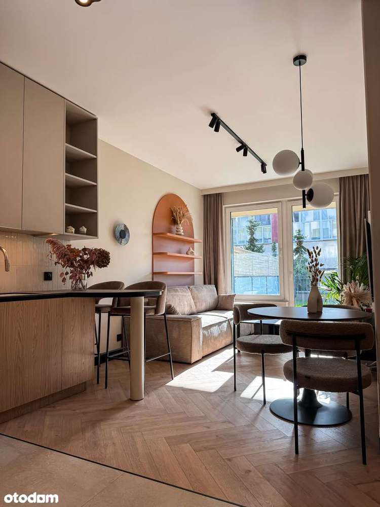 Mieszkanie 38,5 m2, ogród 57 m2. Nowe. Wysoki standard. Wyposażone - Pełny obrazek: 1/13