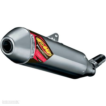 ponteira de escape fmf powercore 4 hex slip-on muffler aluminum kawasaki kx 450 - 1