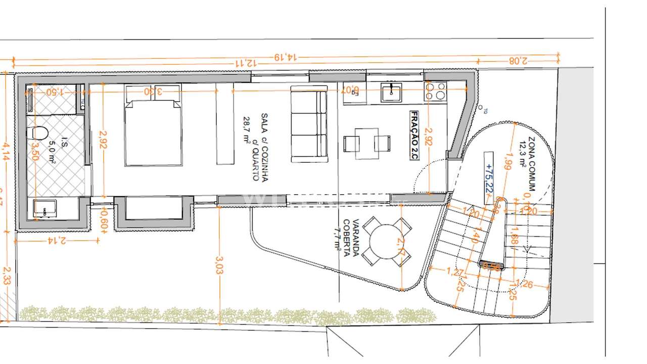 Apartamento T0 em Porto-11